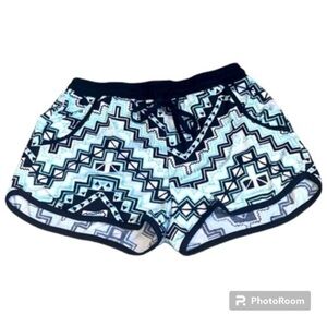 🔥🔥NOBO Mint Green and White Tribal / Aztec Shorts with Pockets